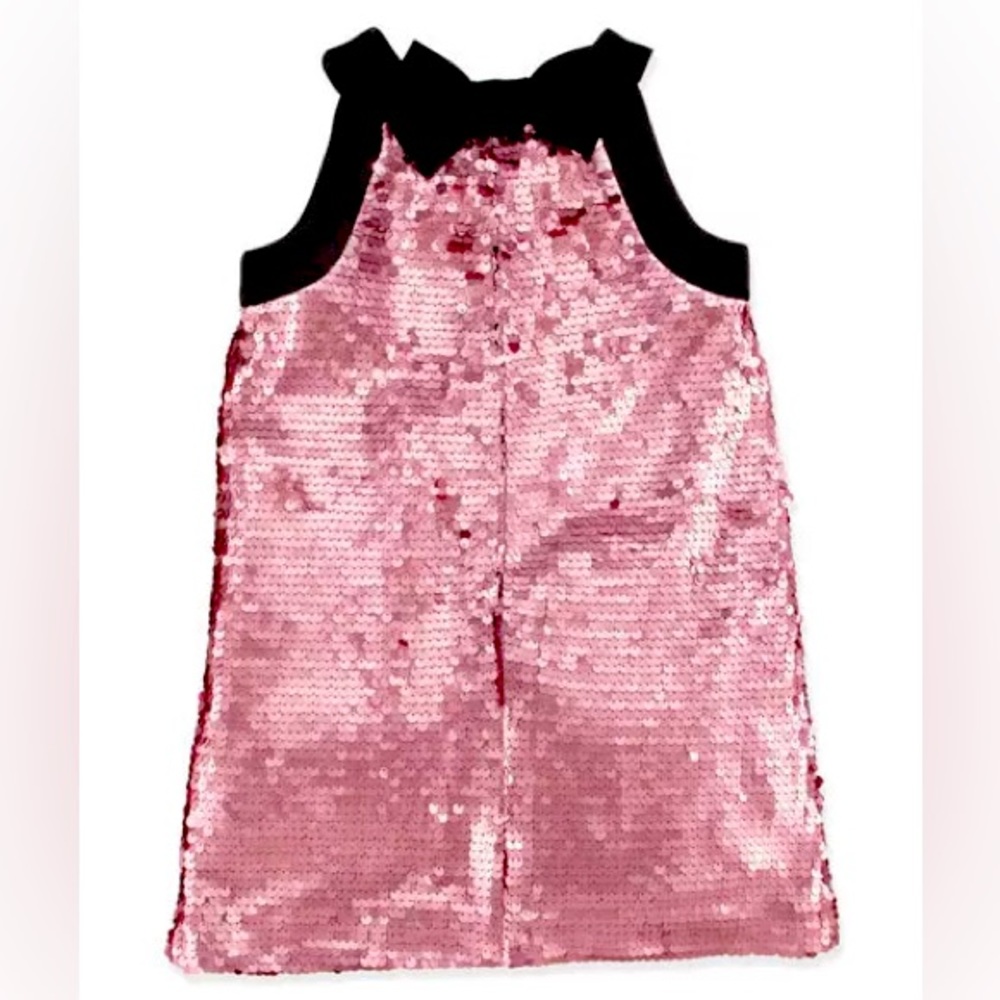 Milly Minis Girls Sequin Bow Back Dress